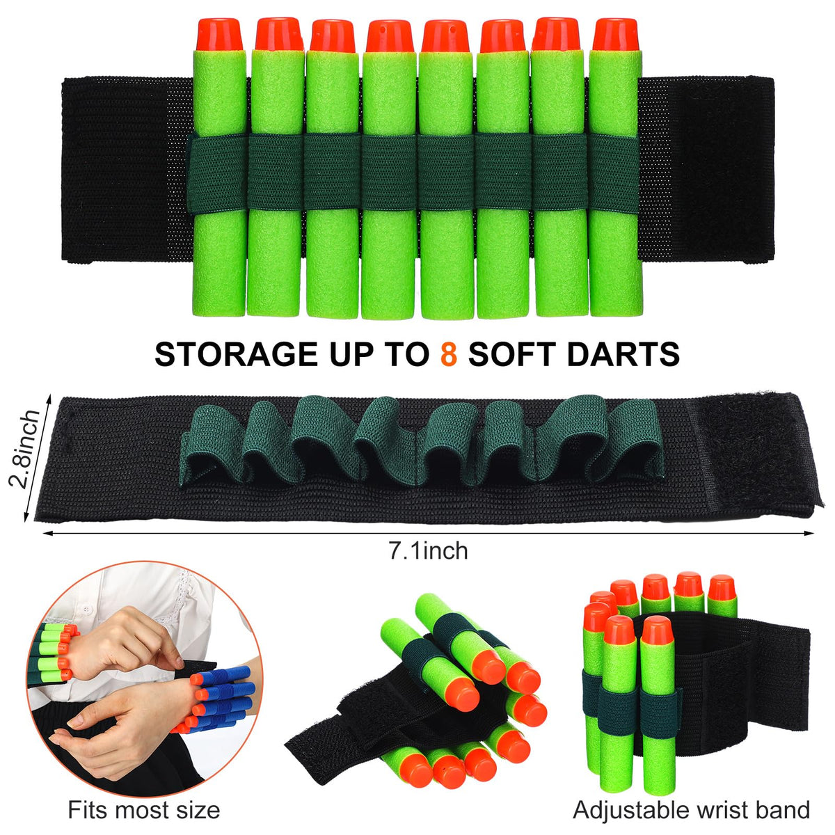 Seenelling foam bullets deliver safe, battery-free action up to 15 feet