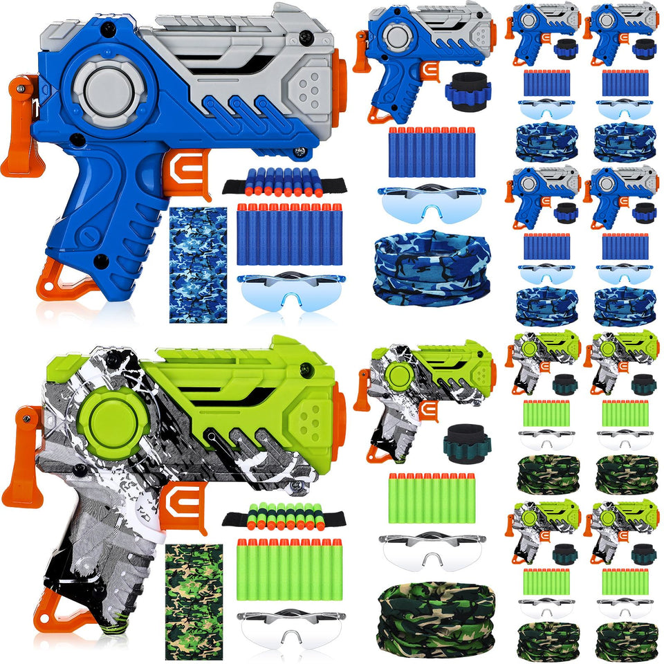 Seenelling 12-set tactical kit toy guns for safe playful battles