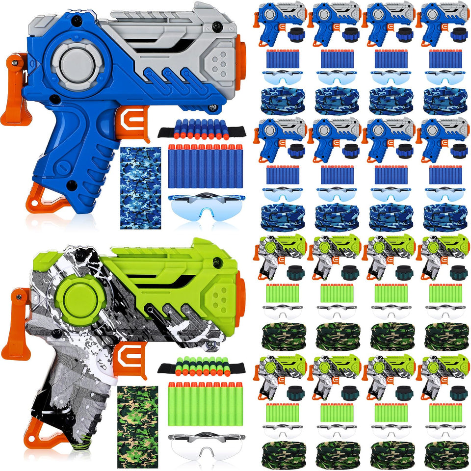 Seenelling 16 set tactical gun kit for dynamic themed party play.