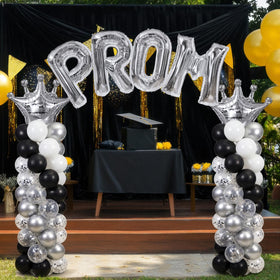 Seenelling Balloon column base weights help stabilize displays indoors or outdoors.