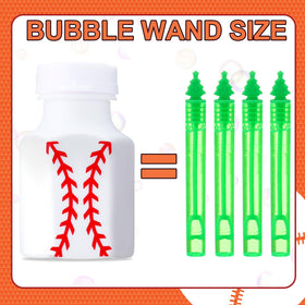 Seenelling baseball bubble bottle 35ml highlighting non-toxic formula for safe play.