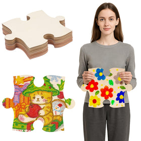 Seenelling blank puzzle piece 8x10 inch with smooth surface ready for art.