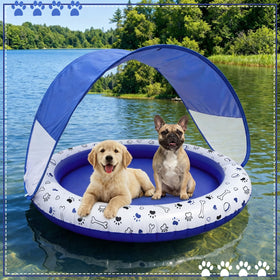 Seenelling boat-style safety design keeps pups balanced and mostly dry