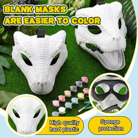 Seenelling moving jaw dino mask in action for interactive play