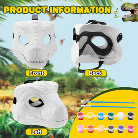 Seenelling Dino Mask Paint Kit lets kids personalize with vibrant colors.
