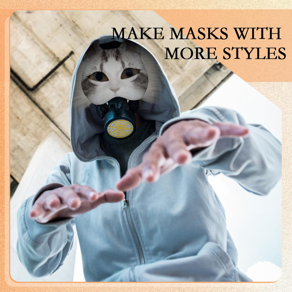 Seenelling DIY Therian Mask Kit complete pack supports versatile crafts