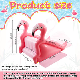 Seenelling flamingo slide design adds playful flair to pool parties