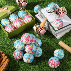 Seenelling ice cream drip baseball stress ball creamy texture with unique design for party favors