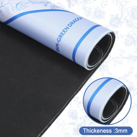 Seenelling mat features reinforced edges and quiet shuffling