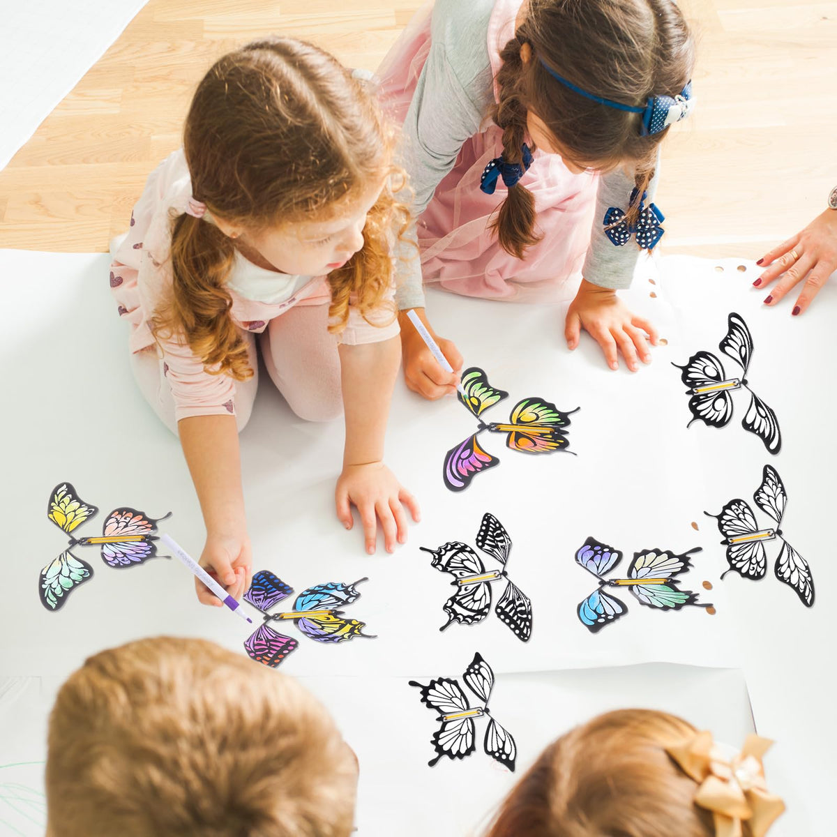 Seenelling party gift idea butterflies: engaging DIY decor and gifting option.