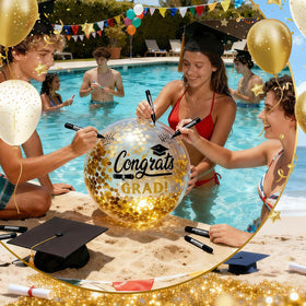 Seenelling PVC durable grad ball designed for buoyant poolside fun.