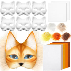 Seenelling therian mask kit orange face blank for customization