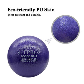 SEEPROS red foam dodgeball lightweight for kid friendly sessions
