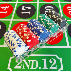 SEETOOOGAMES chip diameter 40 mm for comfortable grip.
