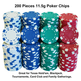 SEETOOOGAMES green striped chip close-up with dice stripe detail for quick recognition.