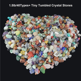 SeeuFun natural rough stones 1 lb raw textures for study and exploration.