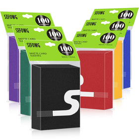 SEFOWG 600-pcs MTG/TCG card sleeves protect and organize collectible cards.