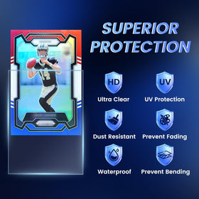 SEFOWG acid-free non-PVC material protects cards from wear and fading
