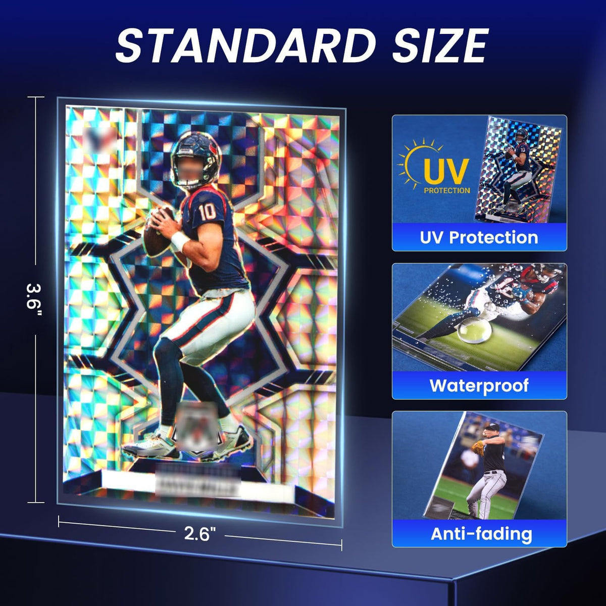 SEFOWG crystal-clear sleeves let you admire card art without removal
