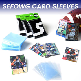 SEFOWG bulk sleeves protect from dust and water while keeping cards looking new