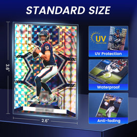 SEFOWG standard 66x91mm sleeves fit 2.5 x 3.5 inch cards securely