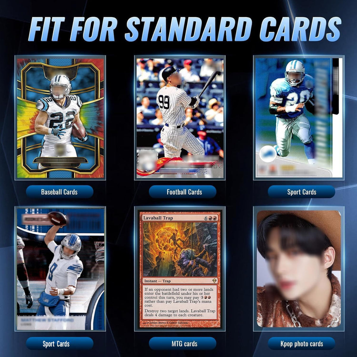 SEFOWG versatile sleeves suit sports MTG PKM and more