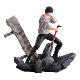 SEGA Figurizma Toji Fushiguro figure in dynamic pose for shelf display.