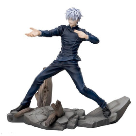 SEGA Luminasta Satoru Gojo mid-action scene showcases dynamic figure realism.
