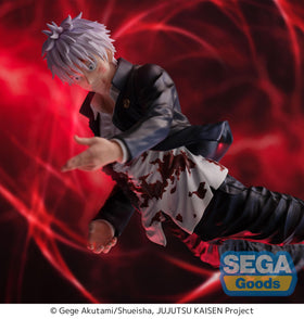 SEGA Satoru Gojo Red Ver. Figurizma on-shelf display for collectibles.