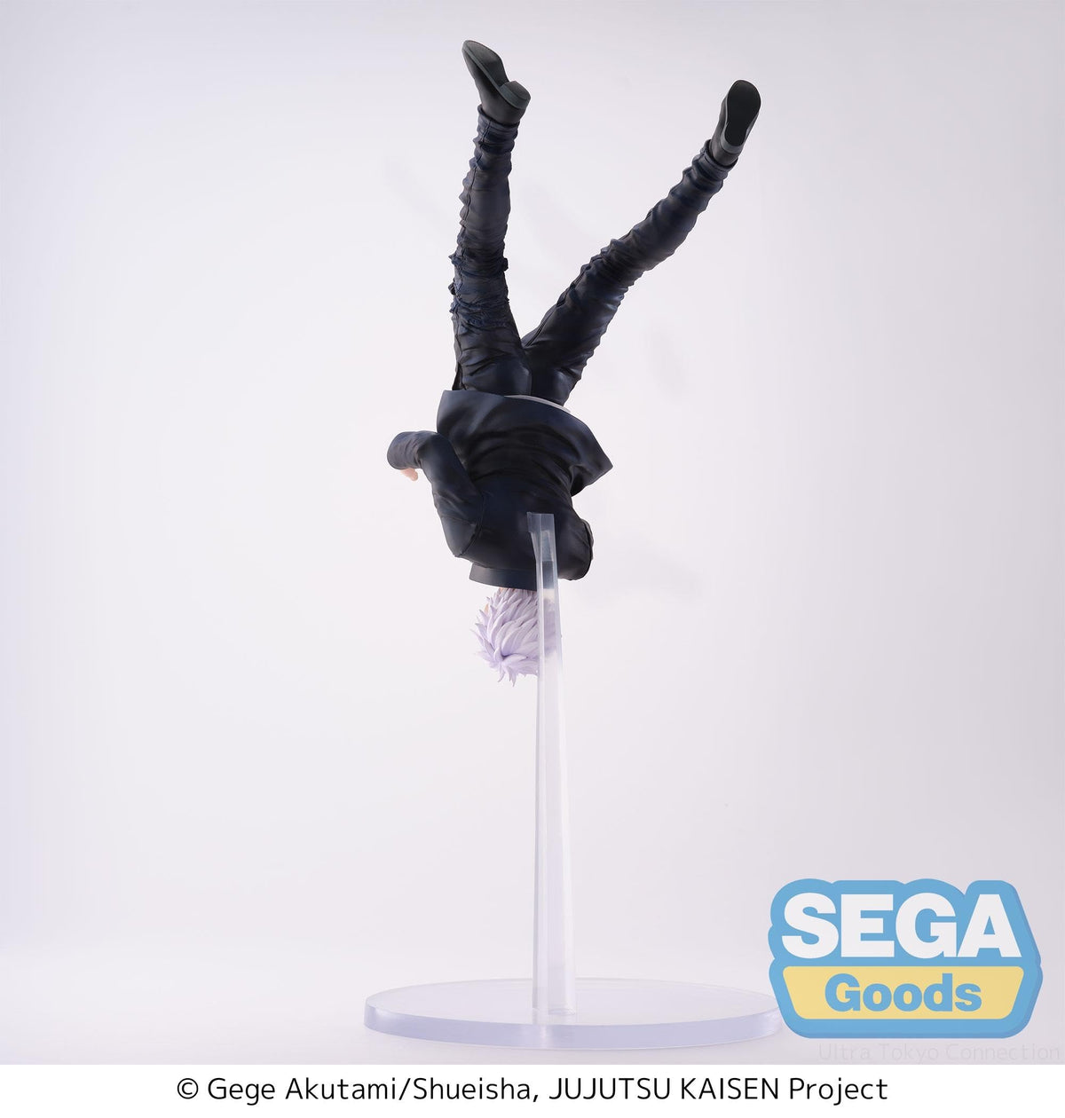 SEGA Satoru Gojo Red Ver. Figurizma pose detail highlights dynamic action.