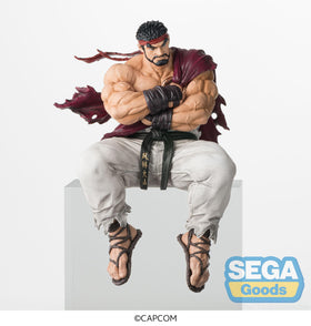 SEGA Street Fighter 6 Ryu close-up highlighting perched pose and details.