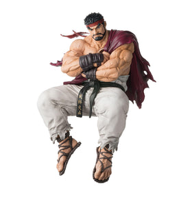 SEGA Street Fighter 6 Ryu figure displayed on base, ideal for collectors.