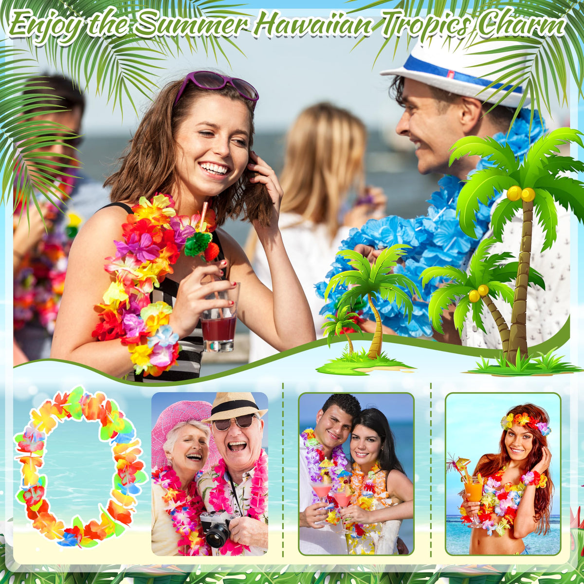 Seifar leis are soft and odourless for outdoor wear