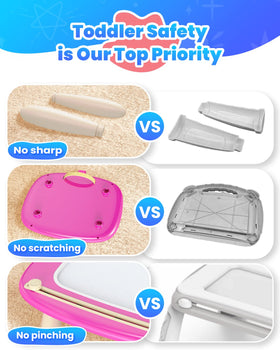 Seimome early-learning toy supports drawing and recognition.