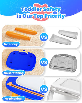 Seimome features a silicone back handle for easy lifting.