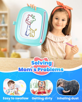 Seimome travel-friendly drawing board with compact design for families.