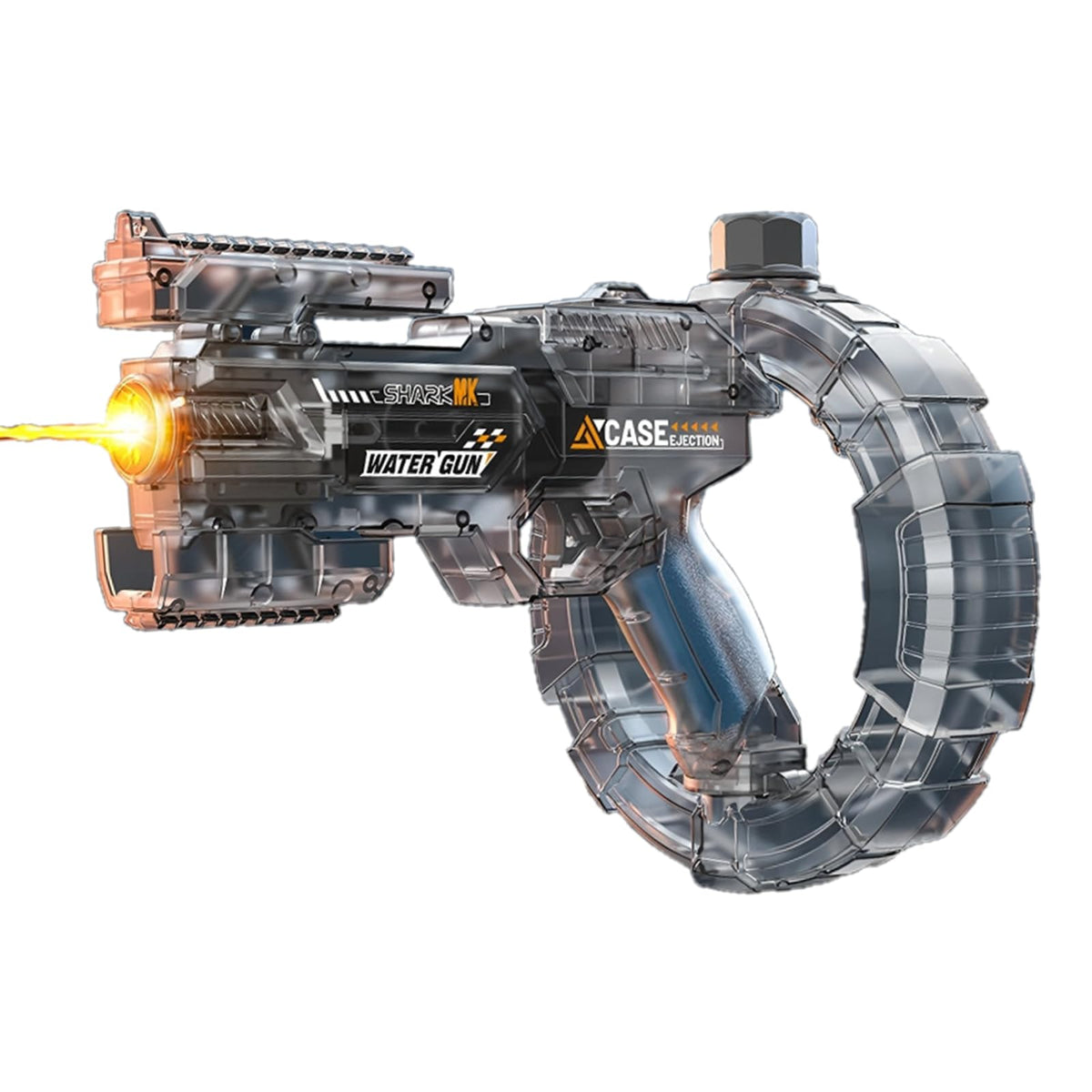 SeJean mechanical transforming water gun front view for epic outdoor battles.