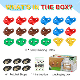 SEKKVY 18-piece grips in color set for easy route differentiation