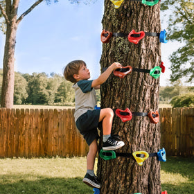 SEKKVY kid-friendly climbing kit promotes active outdoor play