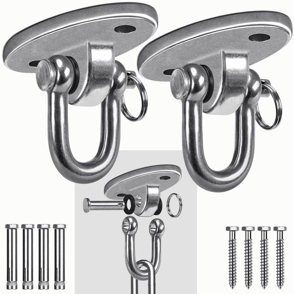 SELEWARE 180° swing hangers enable stable porch suspensions.