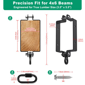 SELEWARE 180-degree swivel ring delivers smooth, quiet motion.
