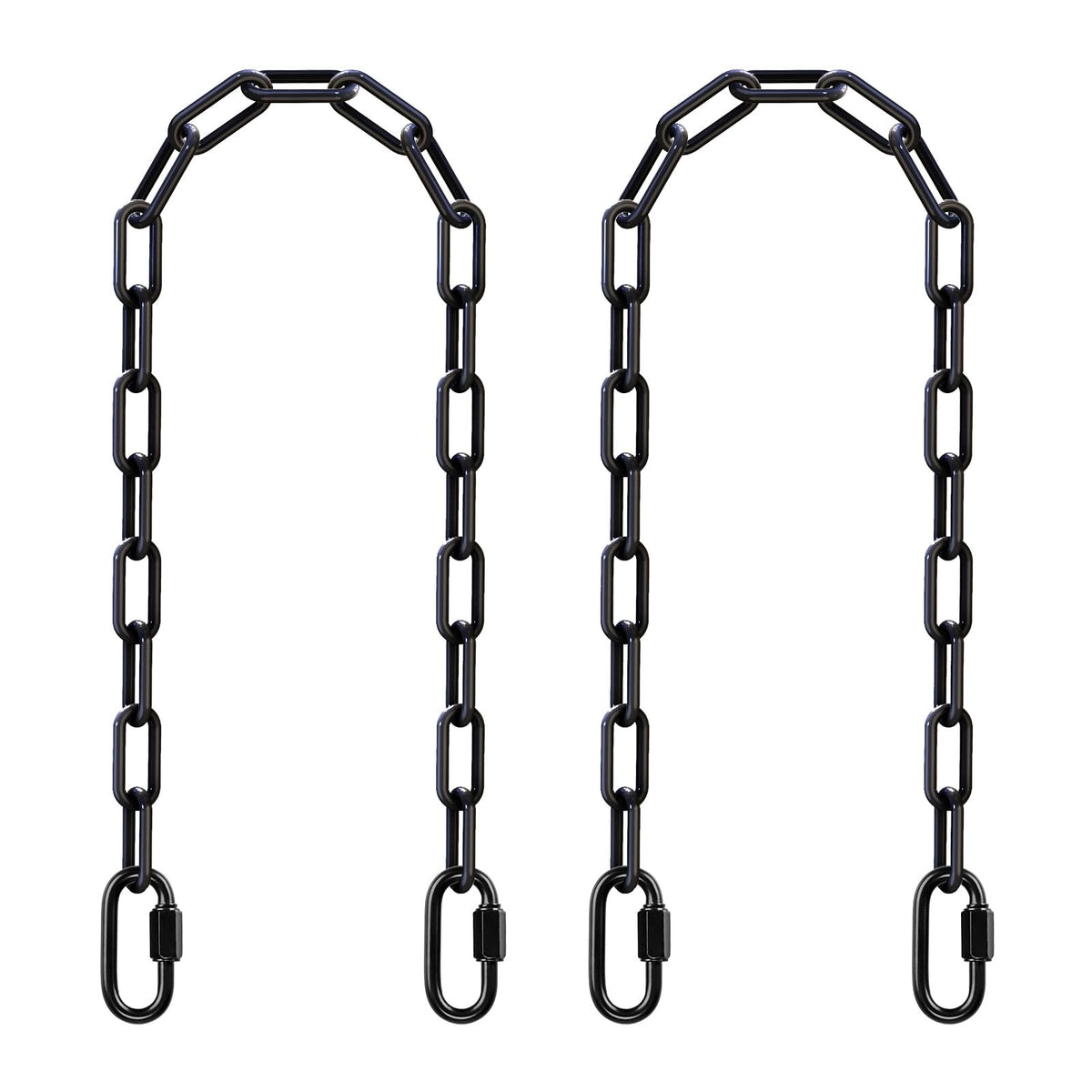 SELEWARE 2-pack 40-inch hanging chain with protective coating for kid-safe grip.