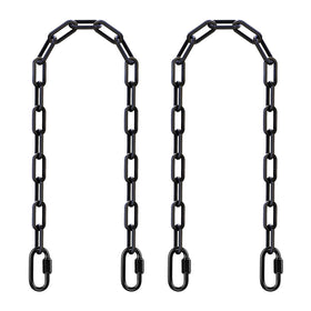 SELEWARE 2-pack 40-inch hanging chain with protective coating for kid-safe grip.