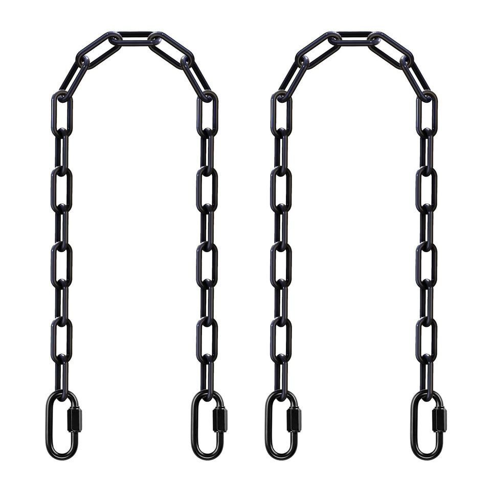 SELEWARE 2-pack 40-inch hanging chain with protective coating for kid-safe grip.