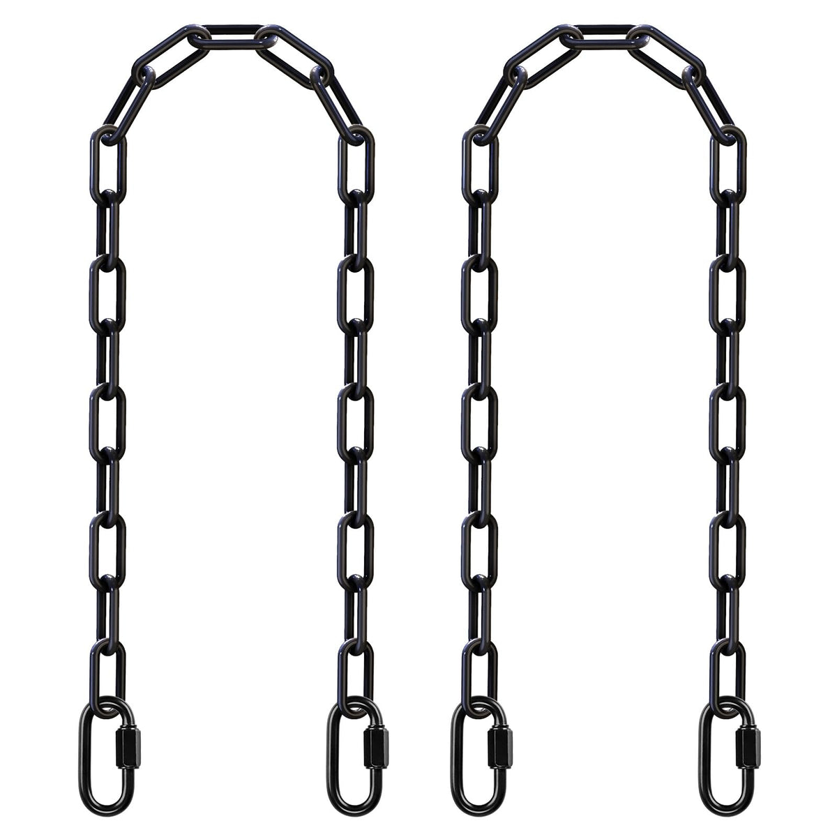 SELEWARE 2-pack 60-inch hanging chain demonstrates adjustable height for swings
