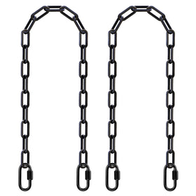 SELEWARE 2-pack 60-inch hanging chain demonstrates adjustable height for swings