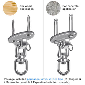 SELEWARE 360-degree swivel design expands swing possibilities