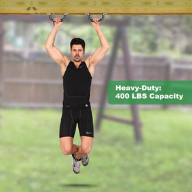 SELEWARE 400-pound capacity edge demonstrates sturdy support for active play.