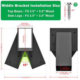 SELEWARE bracket 8 mounting holes close-up emphasizes solid grip during installation