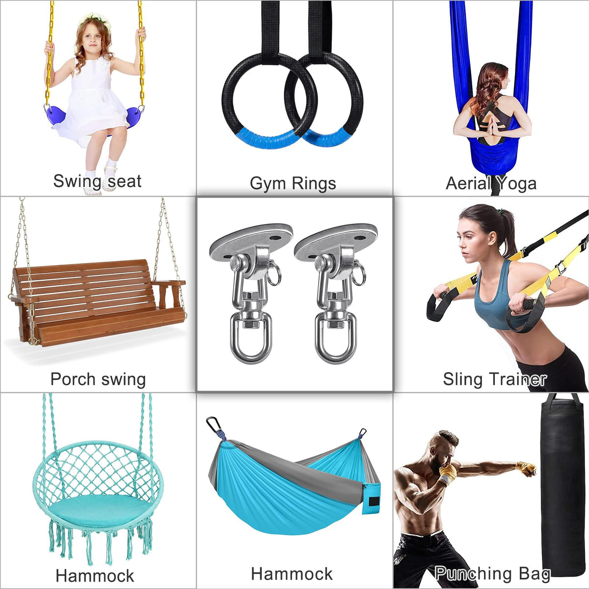 SELEWARE heavy bag mounting point supports boxing equipment